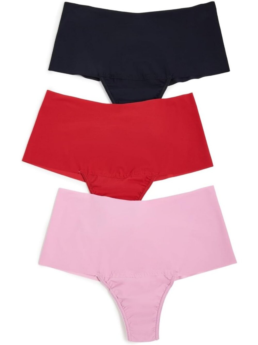 High Rise BreatheSoft Thongs for Women | Microfiber Knit Underwear, 3 Pack